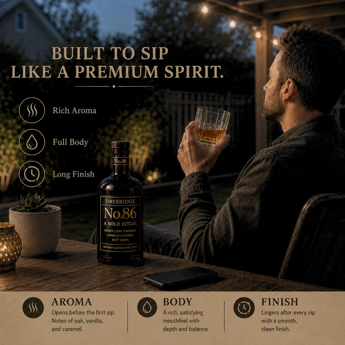 No. 86 aroma, body, and finish